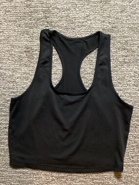 SHEIN Black Racerback Tank Top